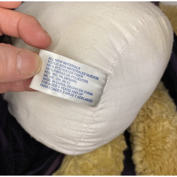 Vtg JC Penney Holiday Collection Victorian 27" Bear Plush Purple Velvet 2002 EUC - Picture 8 of 11